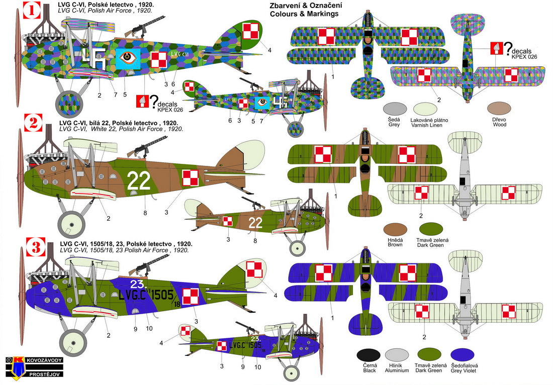 Kovozavody Prostejov 72400 1:72 LVG C.VI 'In Polish Service'