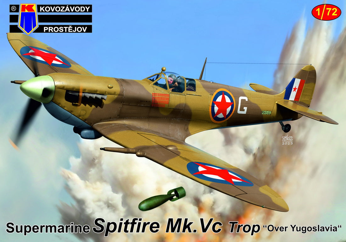 Kovozavody Prostejov 72418 1:72 Supermarine Spitfire Mk.VC Trop 'Over Yugoslavia'