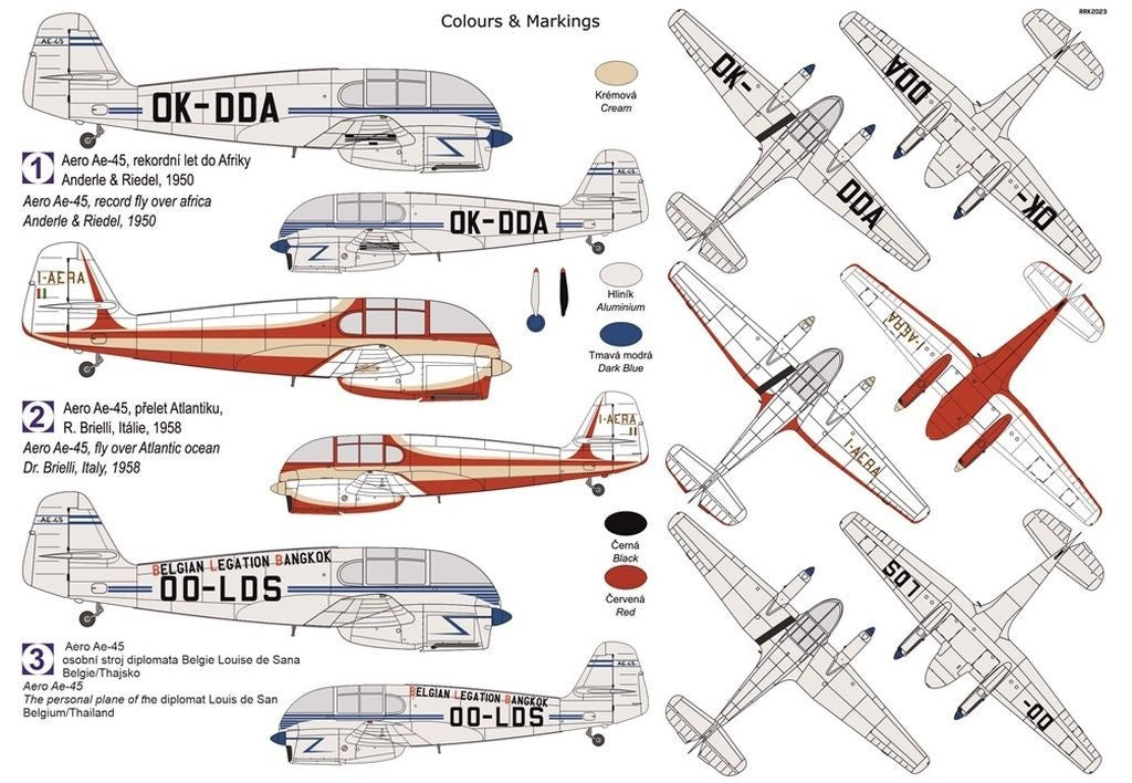 Kovozavody Prostejov 72430 1:72 Aero Ae-45