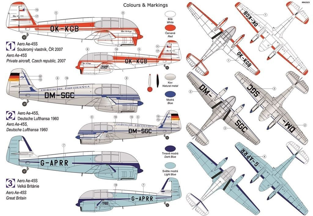 Kovozavody Prostejov 72431 1:72 Aero Ae-45S Super Aero Pt.I