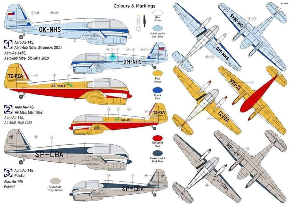 Kovozavody Prostejov 72433 1:72 Aero Ae-145