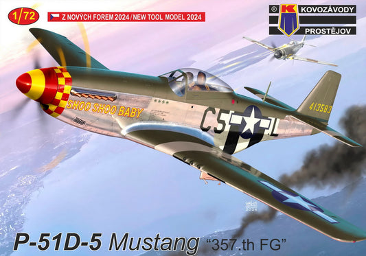Kovozavody Prostejov 72439 1:72 North-American P-51D-5 Mustang '357th FG' New Mould 2024