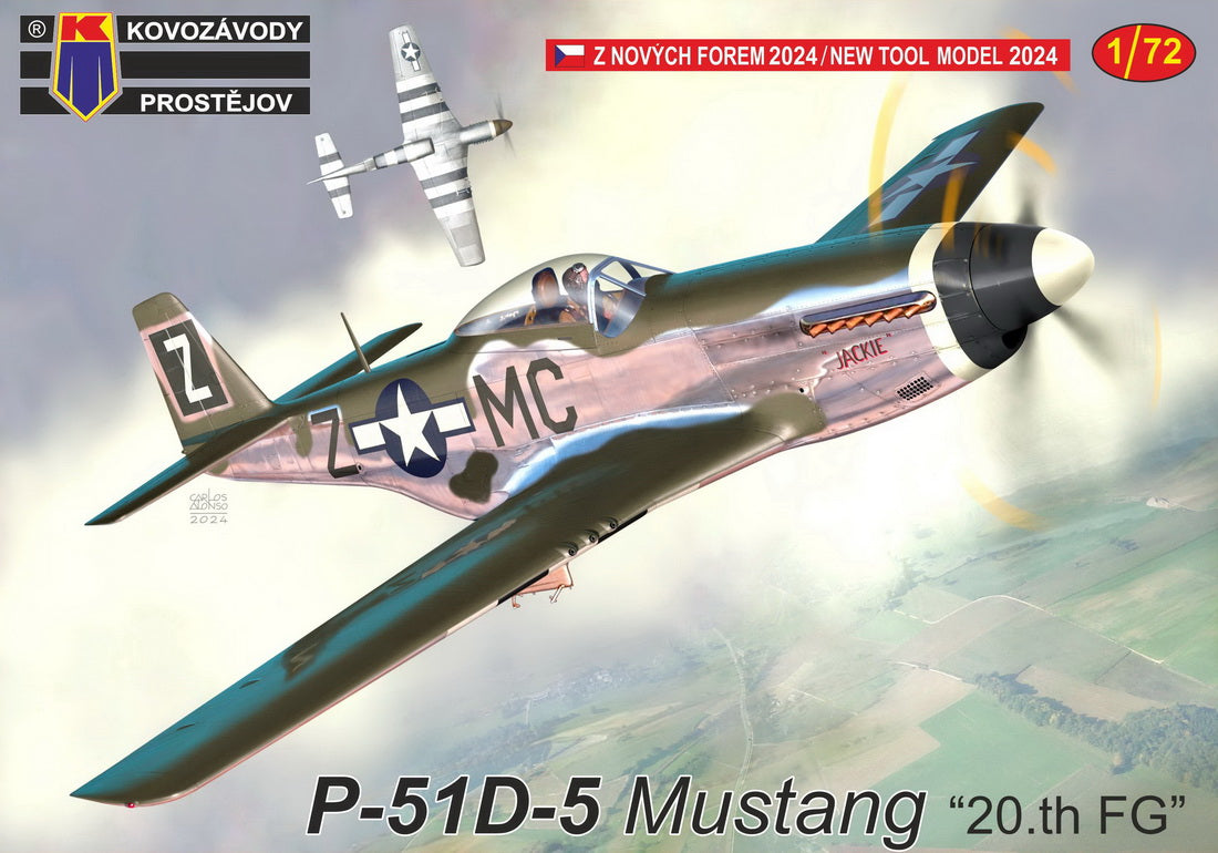 Kovozavody Prostejov 72440 1:72 North-American P-51D-5 Mustang '20th FG' New Mould in 2024