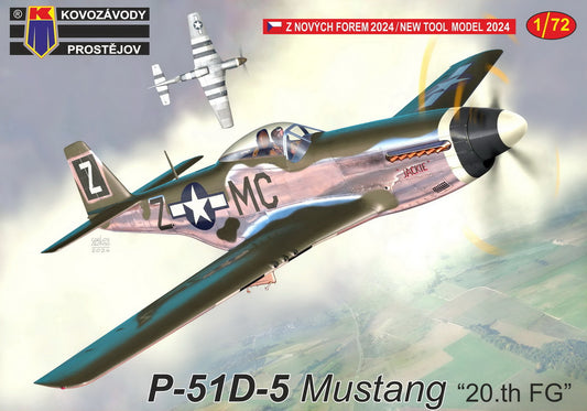 Kovozavody Prostejov 72440 1:72 North-American P-51D-5 Mustang '20th FG' New Mould in 2024