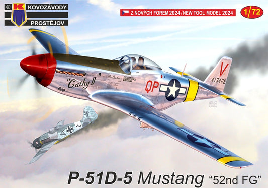 Kovozavody Prostejov 72441 1:72 North-American P-51D-5 Mustang '52nd FG' New Mould in 2024