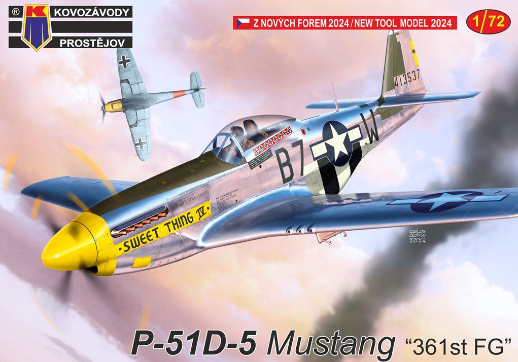 Kovozavody Prostejov 72442 1:72 North-American P-51D-5 Mustang '361st FG' New Mould in 2024