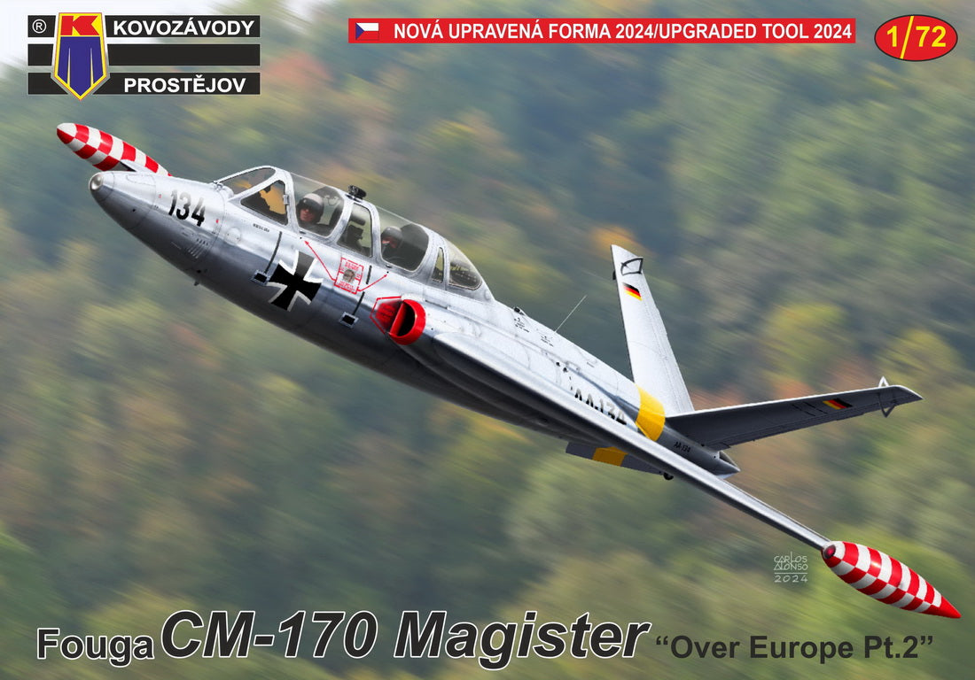 Kovozavody Prostejov 72444 1:72 Fouga CM-170 Magister 'Over Europe Pt.2'