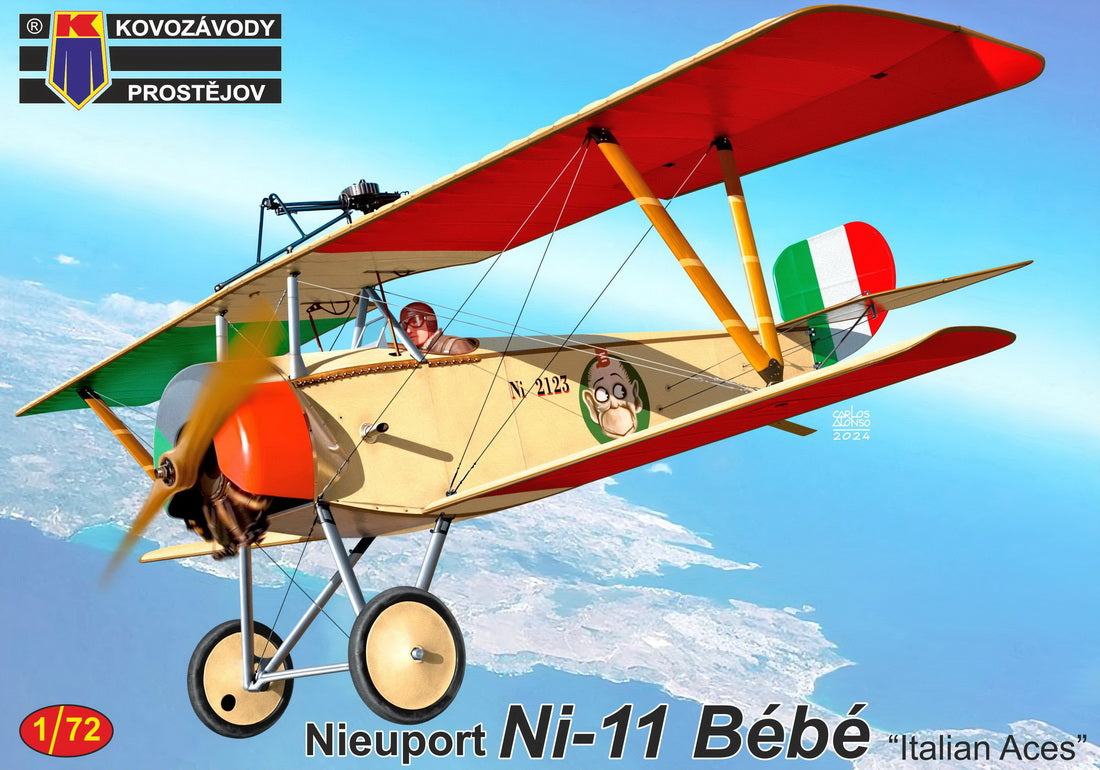 Kovozavody Prostejov 72450 1:72 Nieuport Nie-11 Bébé 'Italian Aces'