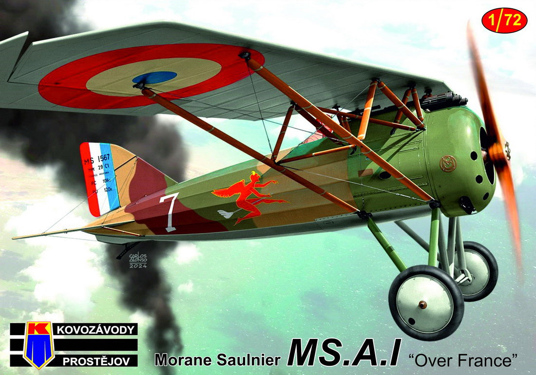 Kovozavody Prostejov 72453 1:72 Morane-Saulnier MS A.I 'Over France'