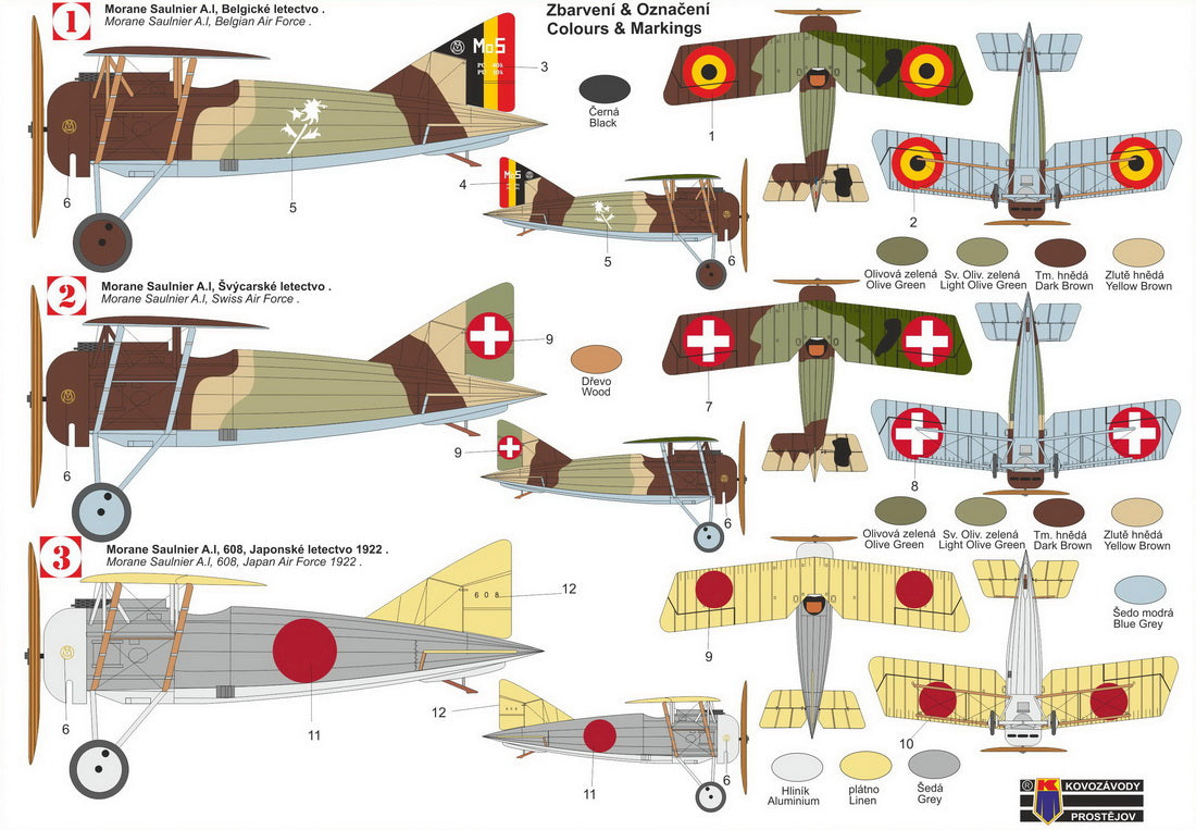 Kovozavody Prostejov 72455 1:72 Morane-Saulnier MS A.I 'Other services'