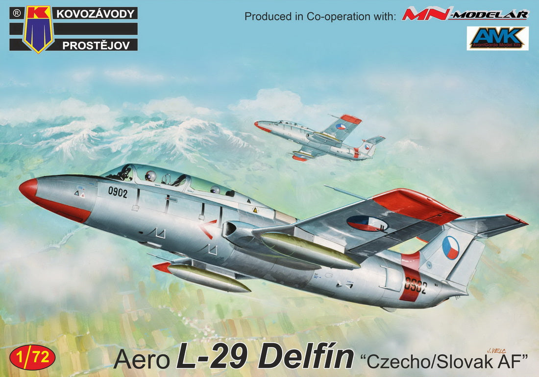 Kovozavody Prostejov 72458 1:72 Aero L-29 Delfin 'CzAF/Slovak AF'