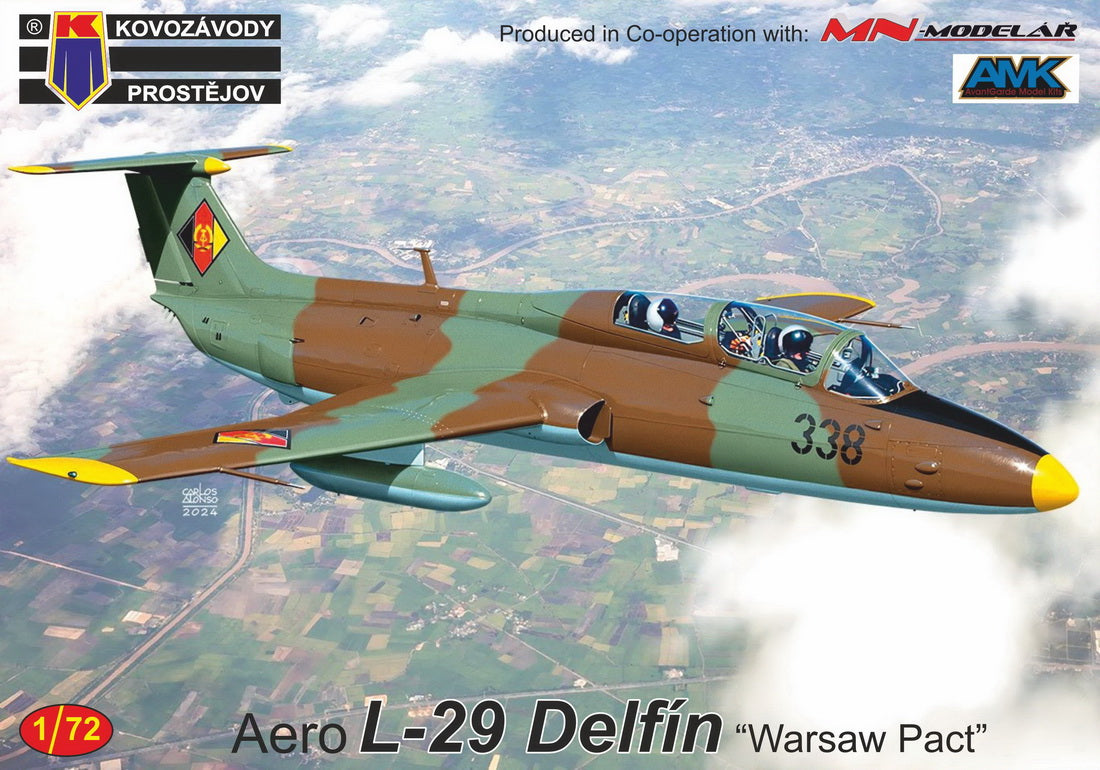 Kovozavody Prostejov 72459 1:72 Aero L-29 Delfín 'Warsaw Pact'