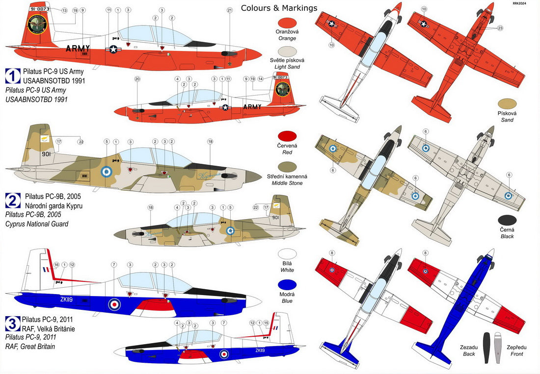 Kovozavody Prostejov 72470 1:72 Pilatus PC-9/B Pt.1