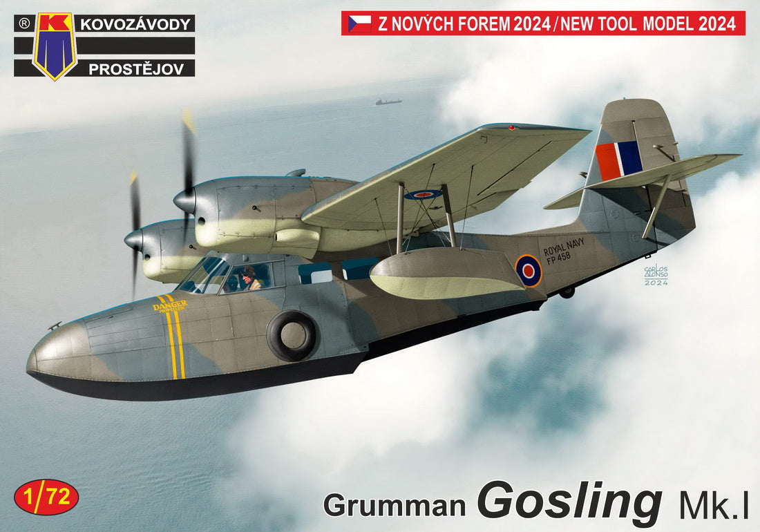 Kovozavody Prostejov 72474 1:72 Grumman Gosling Mk.I - new tooling 2024