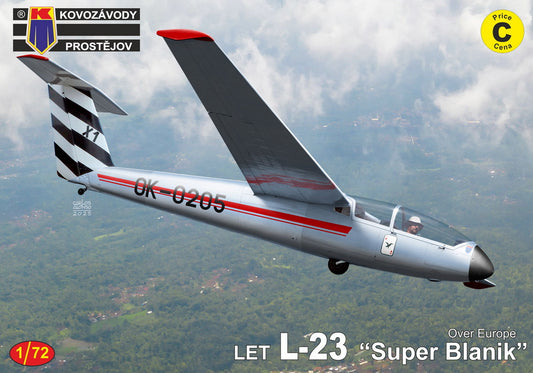 Kovozavody Prostejov 72487 1:72 Let L-23 Super Blaník 'Over Europe' new tool