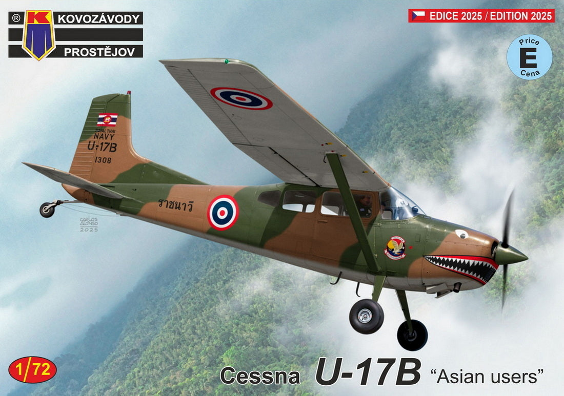 Kovozavody Prostejov 72495 1:72 Cessna U-17B 'Asian Users' re-box, new decals