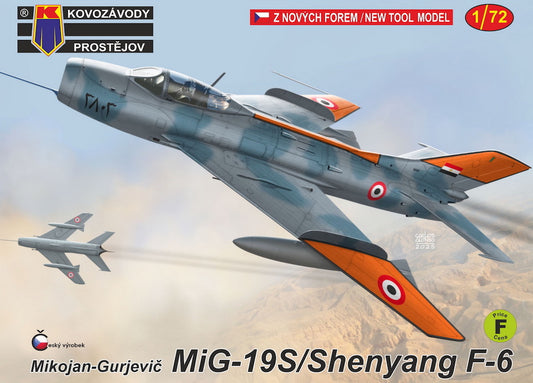 Kovozavody Prostejov 72497 1:72 Shenyang F-6/Mikoyan MiG-19S (Egypt,China, Pakistan)
