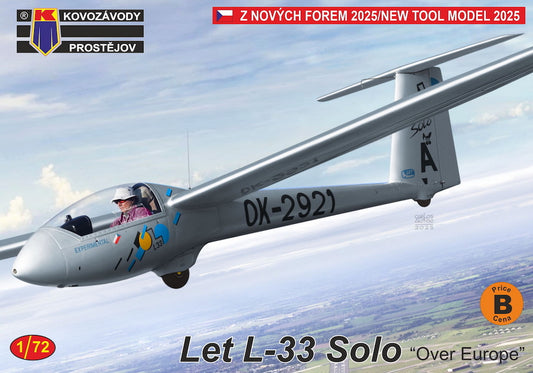 Kovozavody Prostejov 72498 1:72 Let L-33 Solo 'Over Europe' (gliders)