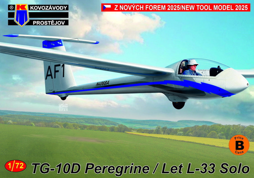 Kovozavody Prostejov 72499 1:72 TG-10D Peregrine/L-33 Solo (gliders)