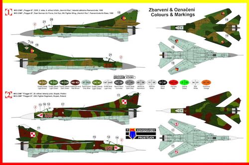 Kovozavody Prostejov 7250 1:72 Mikoyan MiG-23MF