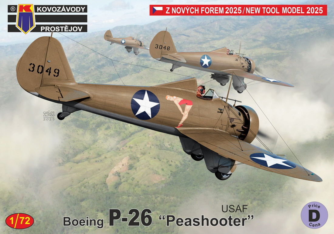 Kovozavody Prostejov 72516 1:72 Boeing P-26 'Peashooter 'USAAC'/USAF new tool