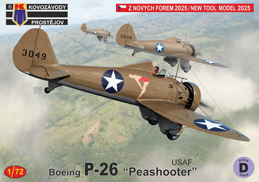 Kovozavody Prostejov 72516 1:72 Boeing P-26 'Peashooter 'USAAC'/USAF new tool