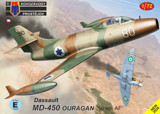 Kovozavody Prostejov 72530 1:72 Dassault MD.450 Ouragan 'Israeli AF'