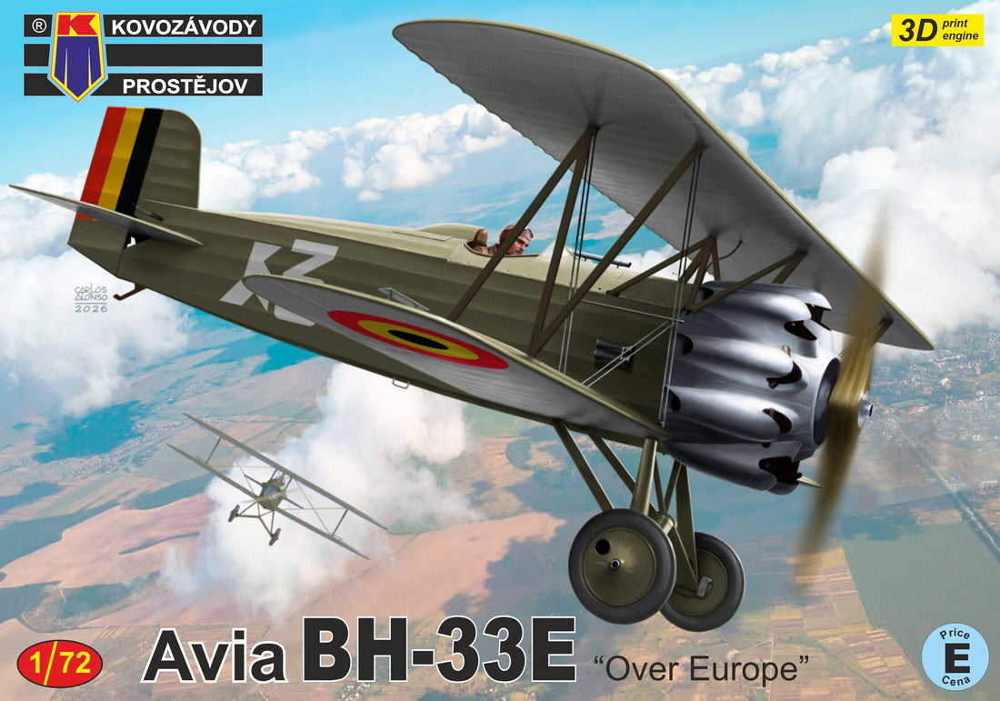 Kovozavody Prostejov 72533 1:72 Avia BH-33E 'Belgium, Spain'