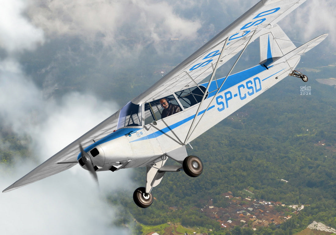 Kovozavody Prostejov KPM72536 1:72 Piper PA-18 'Over Europe'