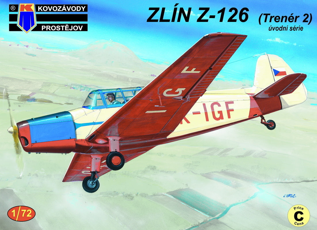 Kovozavody Prostejov KPM72557 1:72 Zlín Z-126 (Trenér 2) 'Initial Series'