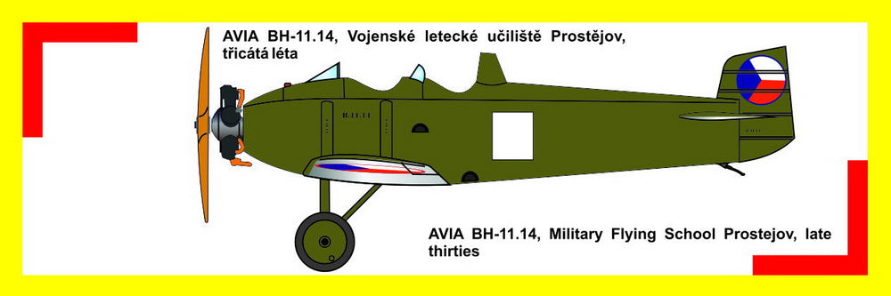 Kovozavody Prostejov 7278 1:72 Avia B-11 'Czechoslovak'