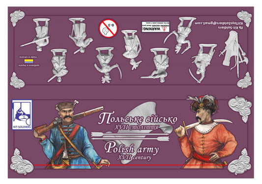 Kit-Soldiers KS32015 1:32, 54mm Polish Army, XVII century