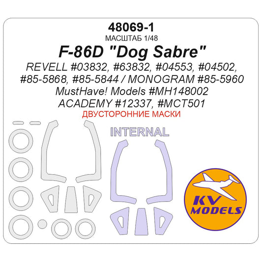 KV Models KV48069-1 1:48 F-86D 'Dog Sabre'