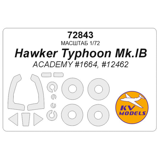 KV Models 72843 1:72 Hawker Typhoon Mk.IB