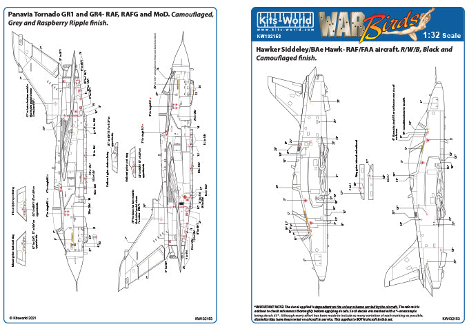 Kits-World KW132153 1:32 Hawker Siddeley/BAe Hawk - RAF/FAA