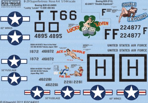 Kits-World KW144001 1:144 Boeing B-29A Superfortress