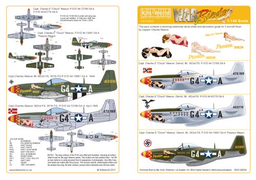 Kits-World KW144004 1:144 North-American P-51D Mustang