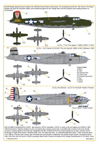 Kits-World KW144022 1:144 North-American B-25J Mitchell