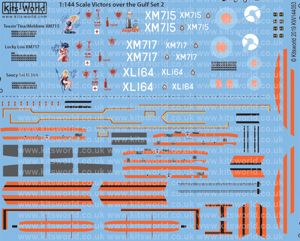 Kits-World KW144053 1:144 Handley-Page Victor Part 2