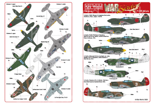 Kits-World KW148189 1:48 Curtiss P-40E