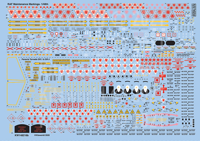 Kits-World KW148216 1:48 BAe Hawk Panavia Tornado GR.1-GR.4