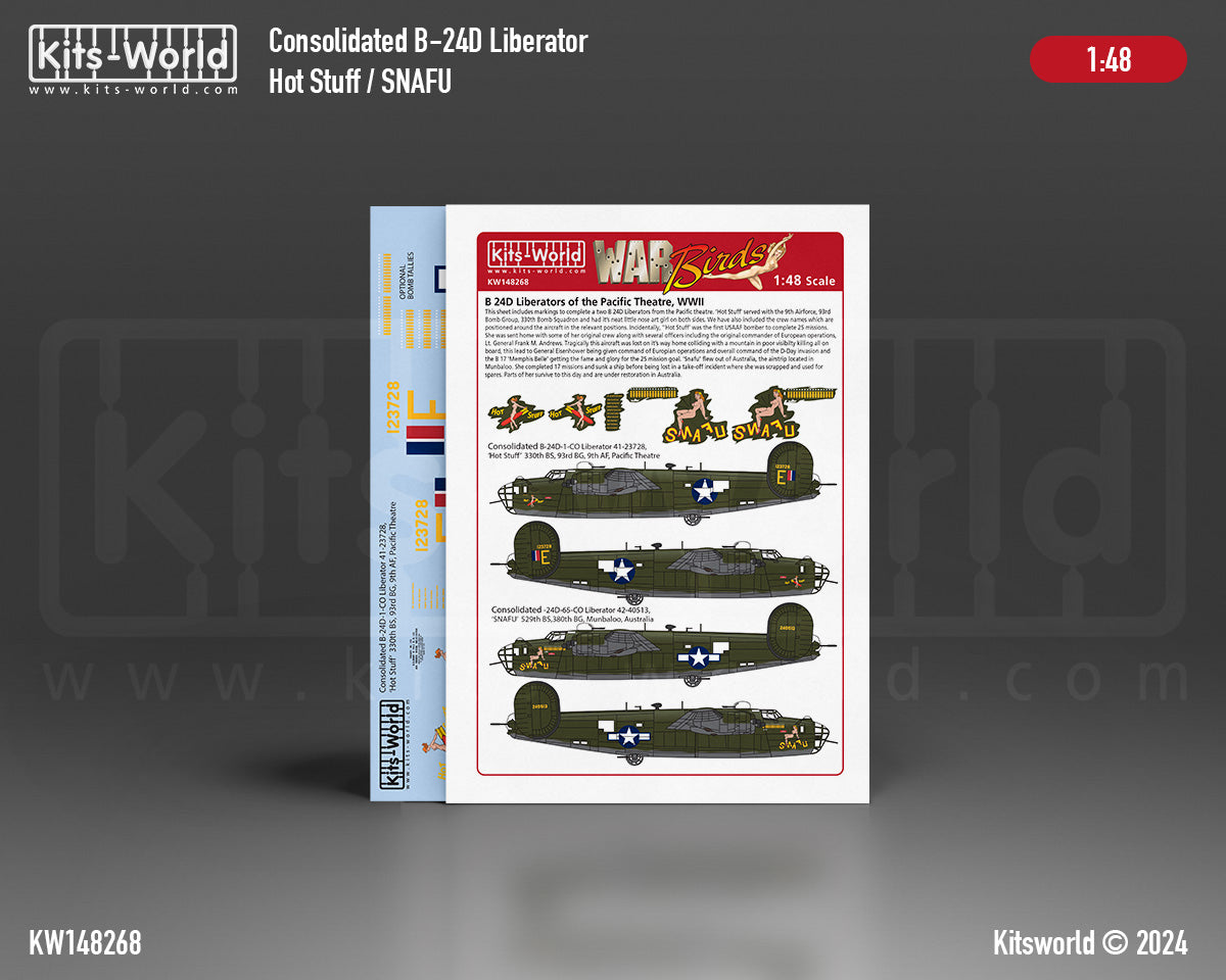 Kits-World 148268 1:48 Consolidated B-24D-1-CO Liberator