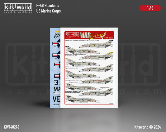 Kits-World KW148276 1:48 US Marine Corps McDonnell F-4B Phantom