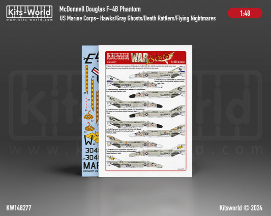 Kits-World KW148277 1:48 US Marine Corps McDonnell F-4B Phantom