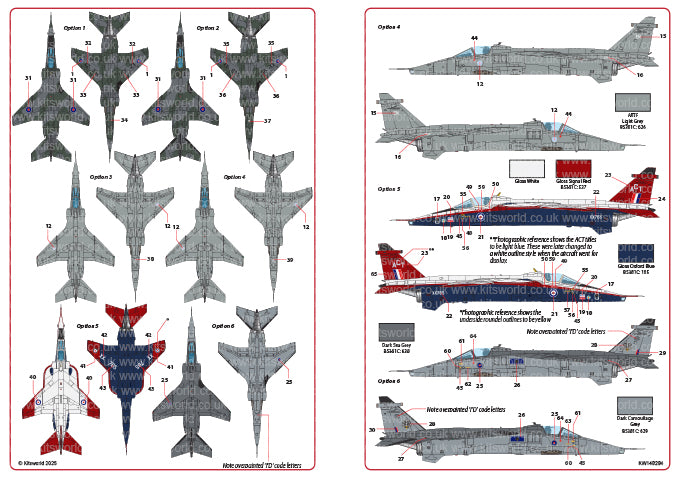 Kits-World KW148284 1:48 SEPECAT Jaguar GR.1A