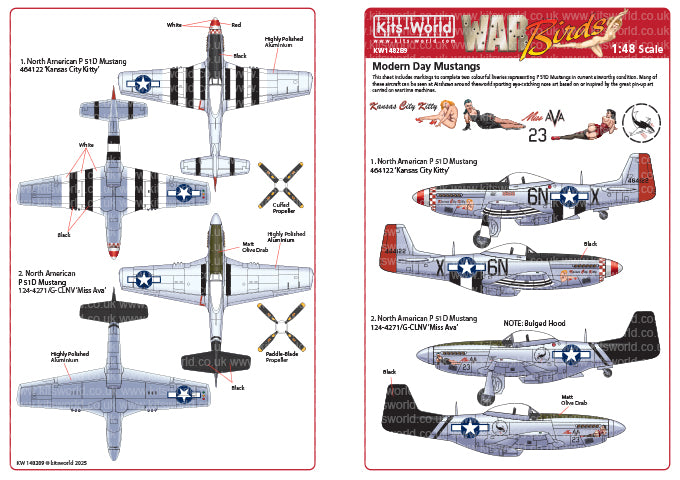Kits-World KW148289 1:48 North-American P-51D Mustang