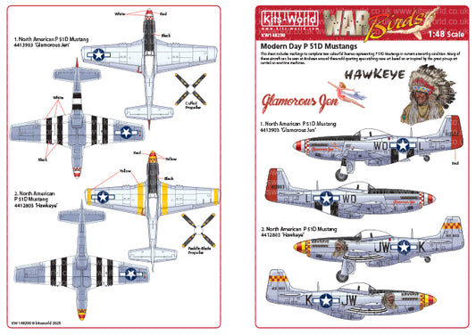 Kits-World KW148290 1:48 North-American P-51D Mustang
