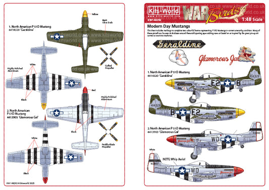 Kits-World KW148292 1:48 North-American P-51D Mustang