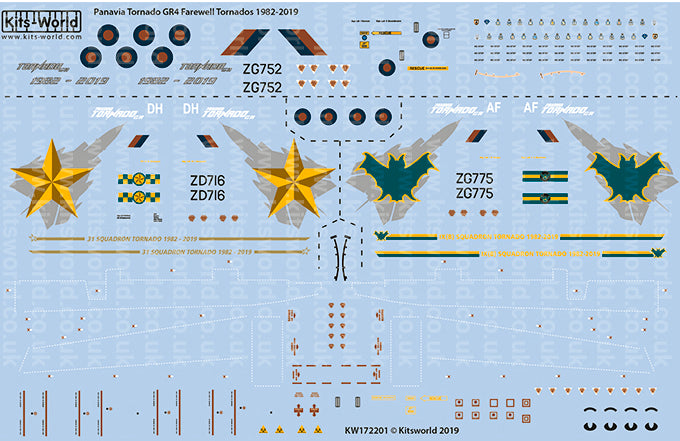 Kits-World KW172201 1:72 Farewell Tornados GR.4