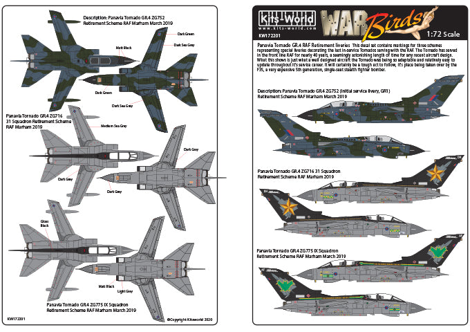 Kits-World KW172201 1:72 Farewell Tornados GR.4